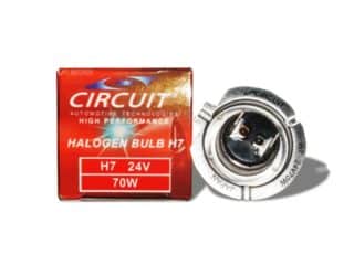 CIRCUIT HALOGEN BULB 24V/70W (H7) H7 24V/70W | S#00182