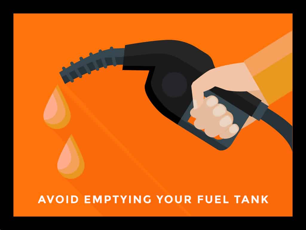 Avoid Emptying Your Fuel Tank