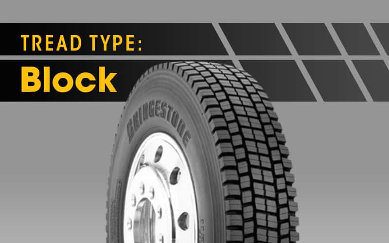Tire Tread Type Block