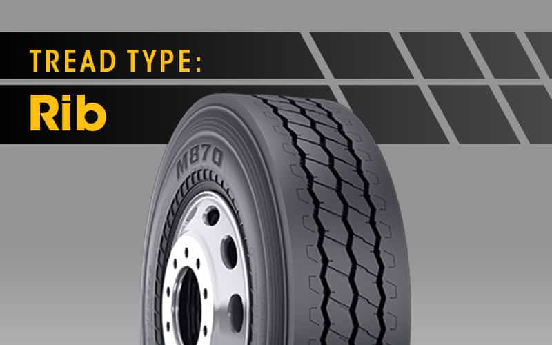 Tire Tread Type Rib