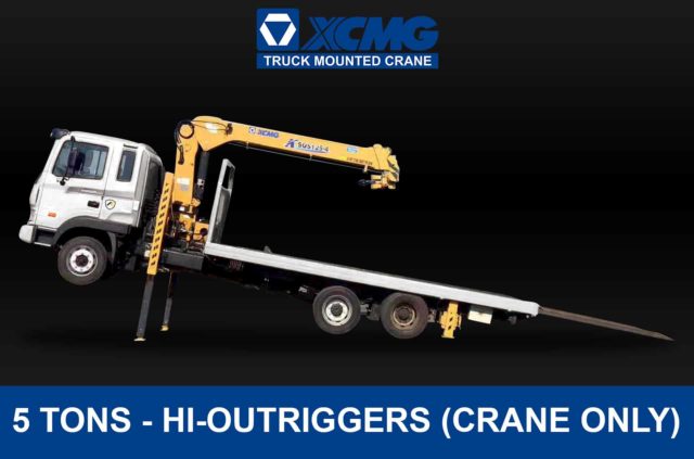 (5 Tons) XCMG Truck-Mounted Crane With High Outriggers | XCMG#0006