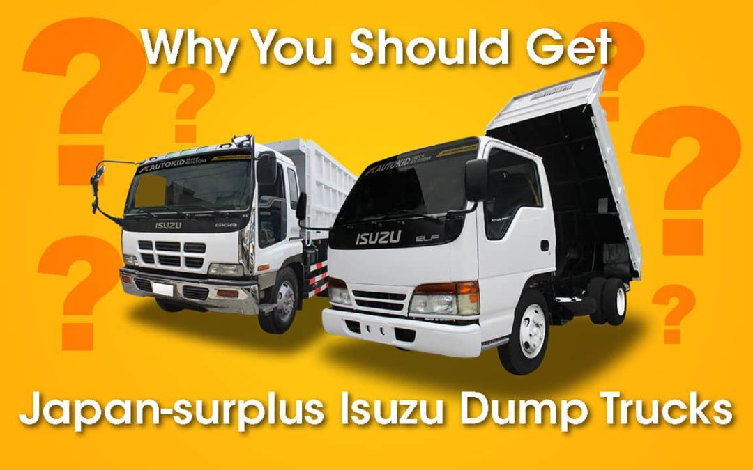 The market is full of used, surplus Isuzu dump truck units, leaving buyers with countless high-quality choices at a low price. 