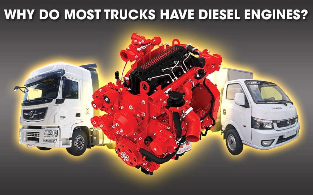 Why most trucks have diesel engines