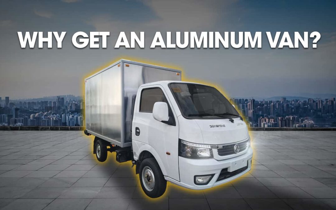 Aluminum van is an ideal configuration for delivery trucks if you want to keep your goods safe and dry from the elements.