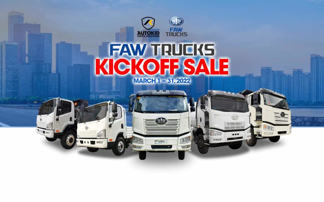 Plus awesome freebies, enjoy low prices for FAW Trucks and low down payment. Kickstart your new grind with the FAW Trucks Kickoff Sale!