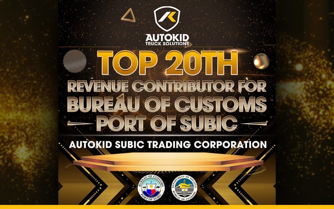 Port of Subic Customs names the top 20 revenue contributors for 2021 via Zoom with Autokid being named Top 20 Revenue Contributor.