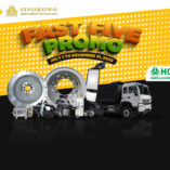 Bumili ng 5k-worth of Sinohowo parts at i-avail ang 5% discount at 5% Gcash rebate plus chance manalo ng motor sa Truckstop Fast Five Promo!