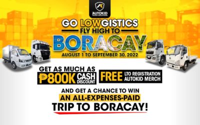 Go LOWgistics, Fly High to Boracay: P800k off trucks, win holiday trip