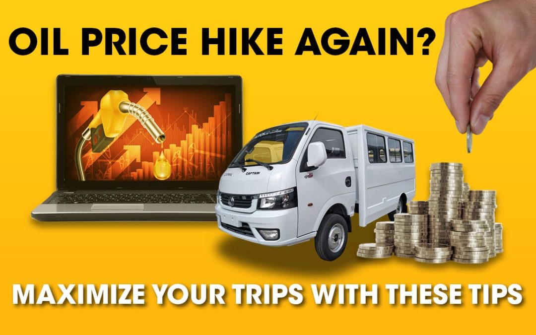 Here are some useful tips to maximize your business's logistics and delivery trips in light of oil price hikes.